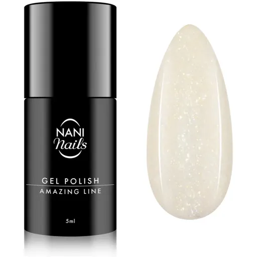 NaniNails NANI Amazing Line gelový lak na nehty odstín Ivory Shimmer 5 ml