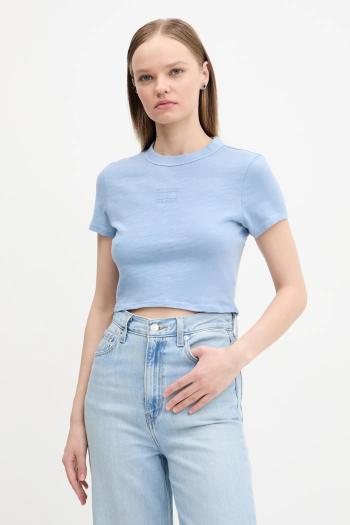 Bavlnené tričko Tommy Jeans dámske, DW0DW20329