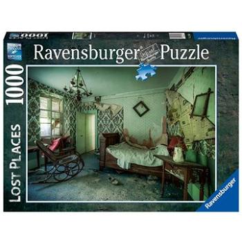 Ravensburger Puzzle 173600 Ztracená Místa: Zelená Ložnice 1000 Dílků  (4005556173600)