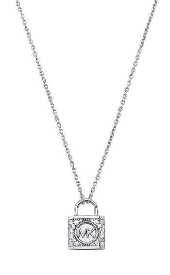 Michael Kors Fashion stříbrný náhrdelník se zirkony Kors MK MKC1629AN040 (řetízek, přívěsek)