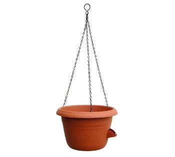 Plastia Ghiveci de flori suspendat, cu auto-udare de 25 cm, teracota, teracotă, diam. 25 cm