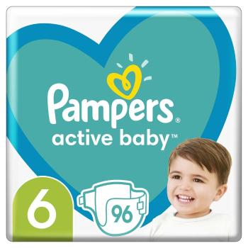 PAMPERS Active Baby Plienky jednorazové 6 (13-18 kg) 96 ks - MEGA PACK