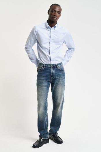 KOŠILE GANT SLIM PINPOINT OXFORD SHIRT LIGHT BLUE