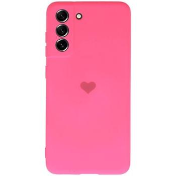 Vennus Valentýnské pouzdro Heart pro Samsung Galaxy S21 FE - fuchsiové (TT4371)