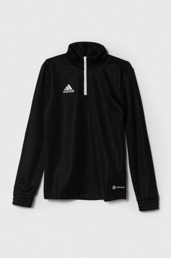 Dětská mikina adidas Performance ENT22 TR TOPY černá barva, s potiskem