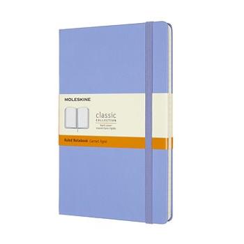 Moleskine L, tvrdé dosky, linkovaný, nebesky modrý (QP060B42)