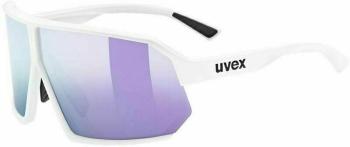 UVEX Sportstyle 237 White Mat/Mirror Lavender Cyklistické okuliare