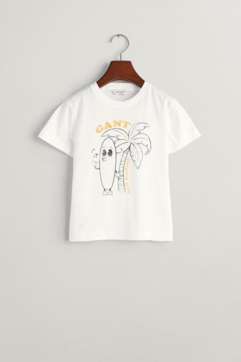 TRIČKO GANT SURF ACADEMY RELAXED T-SHIRT WHITE
