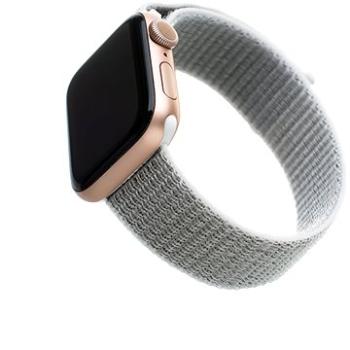 FIXED Nylon Strap pro Apple Watch 42/44/45/Ultra 49mm bílošedý (FIXNST-434-WHGR)