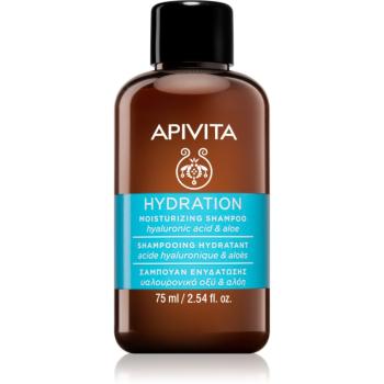 Apivita Hydratation Moisturizing Shampoo hydratační šampon pro všechny typy vlasů 75 ml