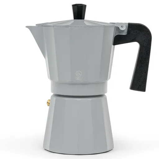 Moka kávovar MOSHI 400 ml, šedá, hliník, Leopold Vienna