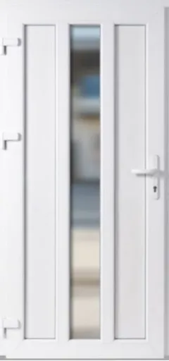 Vedlejší vchodové dveře otvíravé ven levé - SKLADOVÁ-OKNA.cz - 900 x 2050