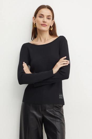 Svetr Armani Exchange dámský, černá barva, lehký, XW000047 AF10352