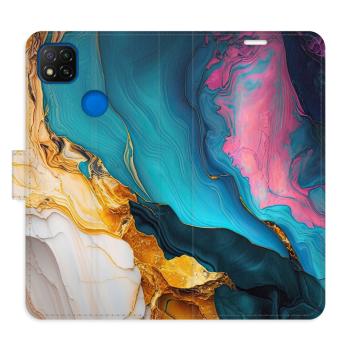 Flipové pouzdro iSaprio - Colourful Marble - Xiaomi Redmi 9C