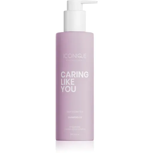 ICONIQUE Professional CARING LIKE YOU Deep Hydration hydratační šampon pro suché a poškozené vlasy 250 ml