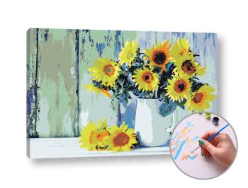 Maľba podľa čísel Slnko vo vášni | medium difficulty