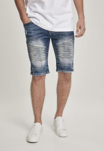 Southpole Biker Denim Shorts md.sand blue - 34