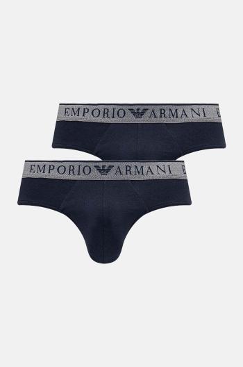 Spodní prádlo Emporio Armani Underwear 2-pack pánské, tmavomodrá barva, 111733 4F720