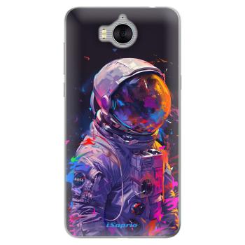 Odolné silikonové pouzdro iSaprio - Neon Astronaut - Huawei Y5 2017 / Y6 2017