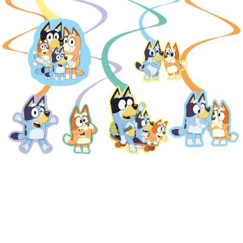 Dekoratív örvények - Bluey 6 db