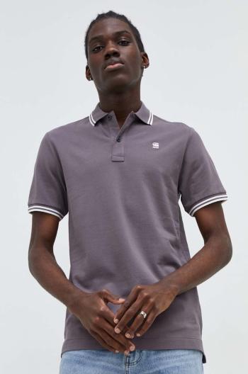 Polo tričko G-Star Raw fialová barva