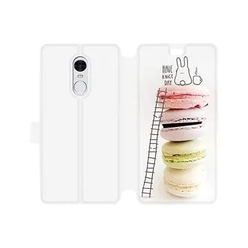 Flipové pouzdro na mobil Xiaomi Redmi Note 4 Global - M090P Makronky - have a nice day (5903226061075)