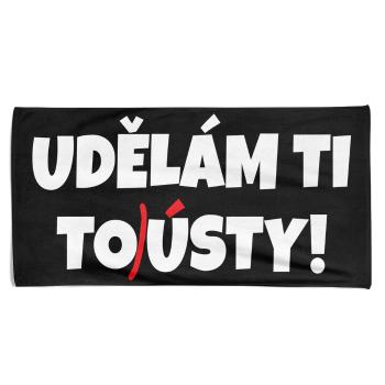 Osuška Udělám ti tousty (Velikost osušky: 70x140cm)