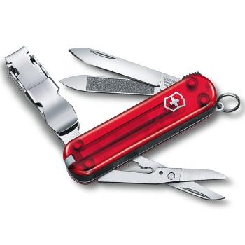 Nůž Victorinox Nail Clip 580 Red Transparent