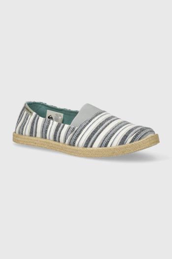 Espadrilky Quiksilver šedá barva