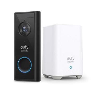 Eufy Video Doorbell 2K black (Battery-Powered) + Home base 2 (E82101W4)