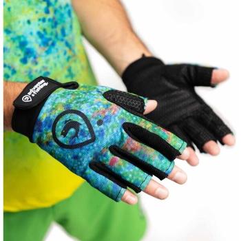 ADVENTER & FISHING MAHI MAHI SHORT Uniszex kesztyű tengeri horgászathoz, mix, méret M/L