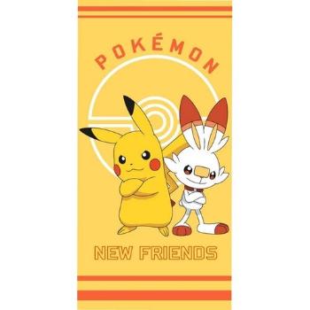 Dětská osuška Pokémon Pikachu a Scorbunny, 70 x 140 cm