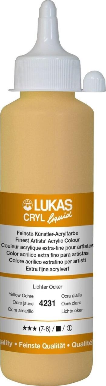 Lukas Cryl Liquid Akrylová barva Yellow Ochre 250 ml 1 ks