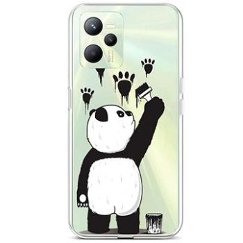 TopQ Kryt Realme C35 Rebel Panda 74611 (Sun-74611)