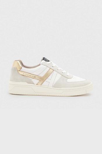 Kožené sneakers boty AllSaints VIX bílá barva, WF708Y