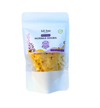 kii-baa organic Hedvábná mořská houba pro děti 8-10 cm 1 ks