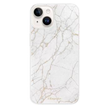 Odolné silikonové pouzdro iSaprio - GoldMarble 13 - iPhone 15