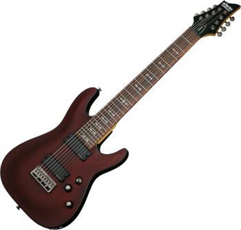 Schecter Omen-8 Walnut Satin 8 húros elektromos gitár