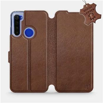 Flip pouzdro na mobil Xiaomi Redmi Note 8T - Hnědé - kožené -  Brown Leather (5903516116591)