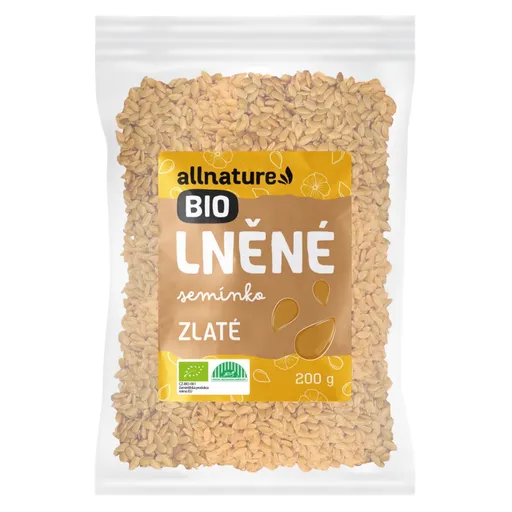 Allnature BIO Lněné semínko zlaté 200 g