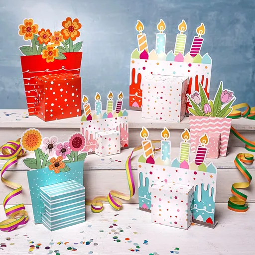 Weltbild Dárkové krabičky Happy, sada 6 ks