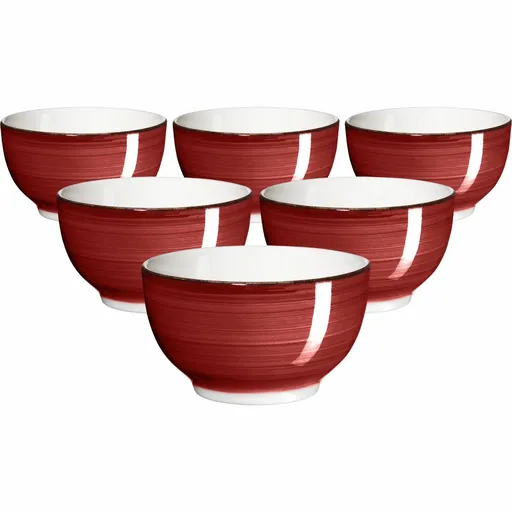 Mäser Sada 6 misek Bel Tempo 14 cm, červená