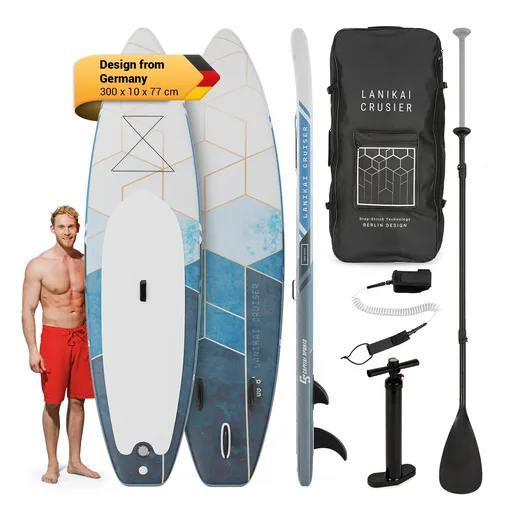 Capital Sports Lanikai Cruiser 9.8, nafukovací paddelboard, souprava se SUP deskou, 305 × 77 × 10