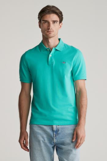 POLOKOŠILE GANT REG SHIELD SS PIQUE POLO TROPIC BLUE