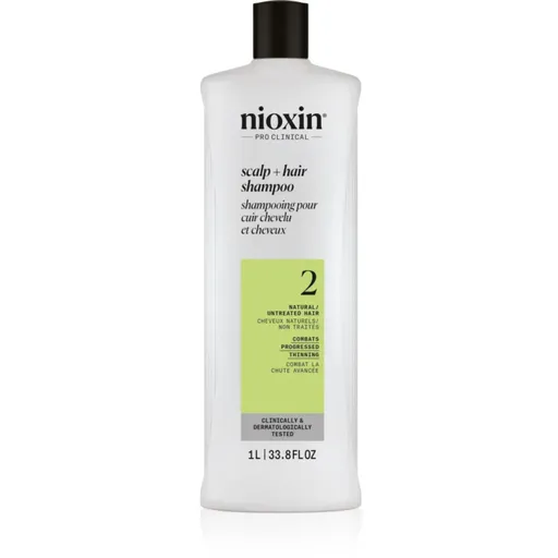 Nioxin System 2 Scalp + Hair Shampoo šampon proti řídnutí vlasů 1000 ml