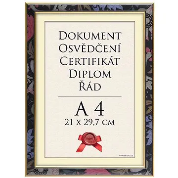 TRADAG Flower fialový 21 x 29,7 - A4 (0812_2130B)