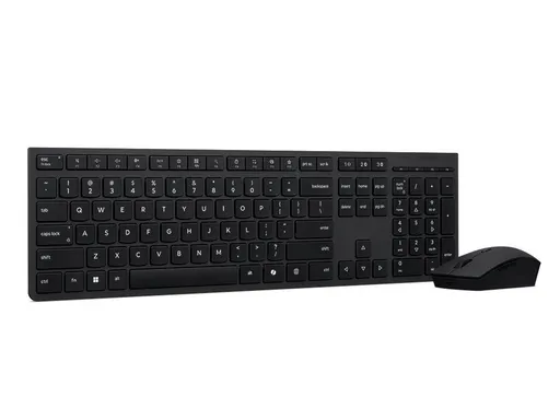 LENOVO klávesnice a myš bezdrátová Professional Wireless Rechargeable Keyboard and Mouse Combo AI - CZ/SK
