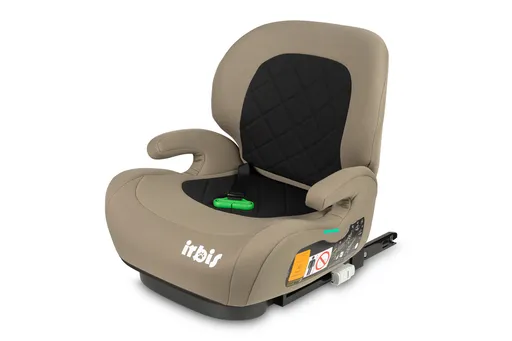 Caretero Podsedák, autosedačka Irbis i-Size 125–150 cm s ISOFIX – béžová