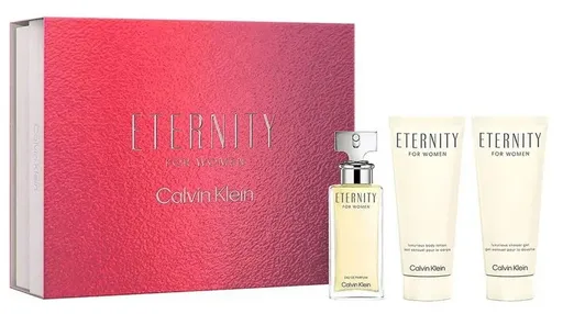 Calvin Klein Eternity - EDP 100 ml + tělové mléko 100 ml + EDP 10 ml