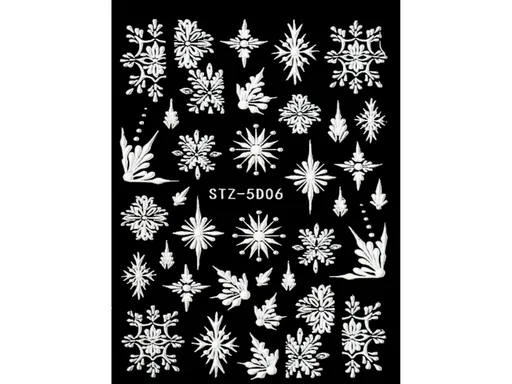 Samolepky na nehty 5D - Zima 5D06
